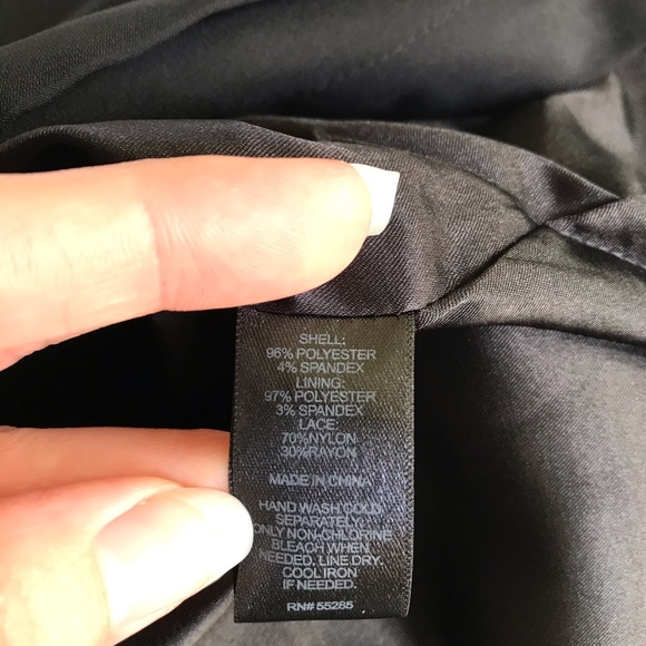 Express Black Lace Cocktail Dress - Picture 5 of 6